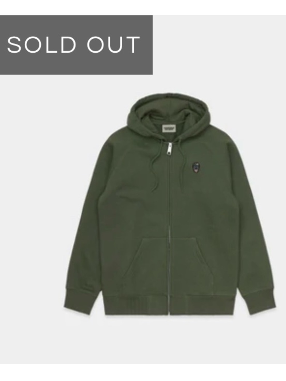 NWT Suspicious Antwerp ‘The Classic’ Skull Hoodie Dark Forest Green Size XXL